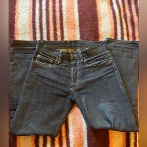 3sixteen slvage indigo blue jeans , never worn